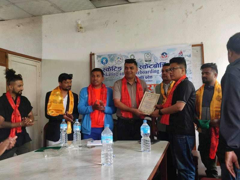 इञ्जिनियर प्रकाश श्रेष्ठको अध्यक्षतामा नेपाल स्केटिङ्ग तथा स्केट बोर्डिङ संघ, बाग्मती प्रदेश समिति गठन
